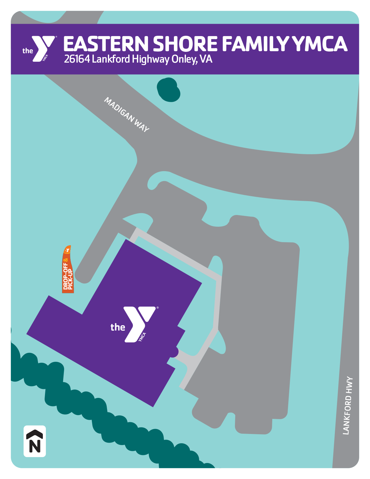 Summer camp drop-off & pick-up locations for the Eastern Shore Family YMCA