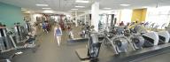 Cardio equipment including treadmills, ellipticals, bikes and steppers at the YMCA at Edinburgh