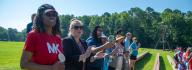 YMCA donors participate in opening ceremony at YMCA Camp Arrowhead