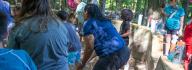 YMCA Camp Arrowhead campers play gaga ball