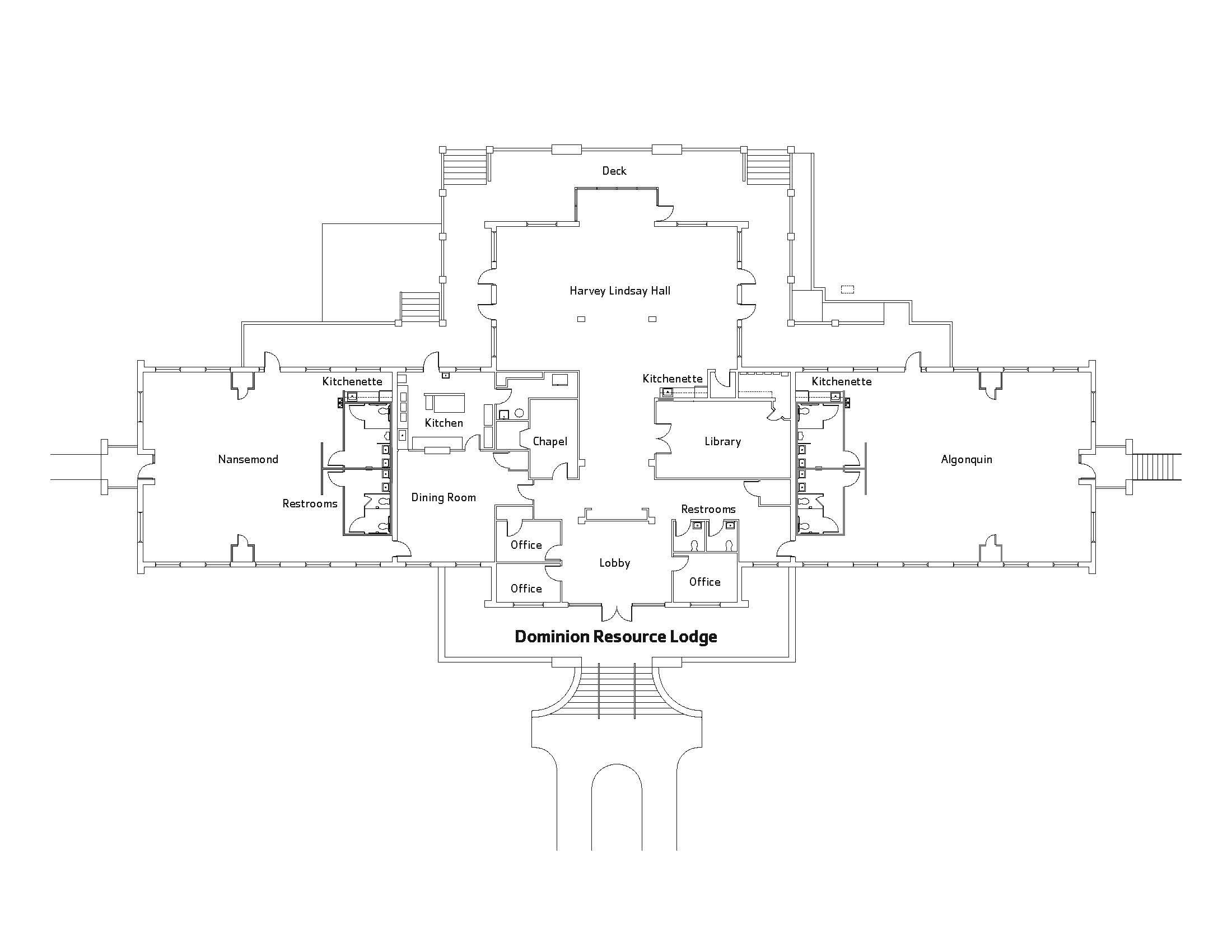 Camp Arrowhead building plan