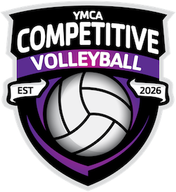 Competitive volleyball logo- Extra Small