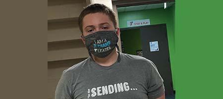 Jordan Johnson, 2020 Recipient of the YMCA Volunteer Service Award for the YMCA of South Hampton Roads