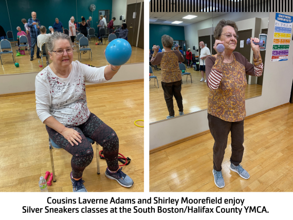 Laverne and Shirley enjoy Silver Sneakers