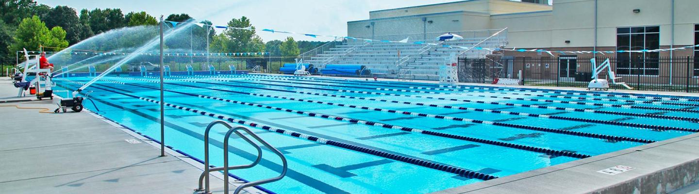 Outdoor pool at the Princess Anne Family YMCA