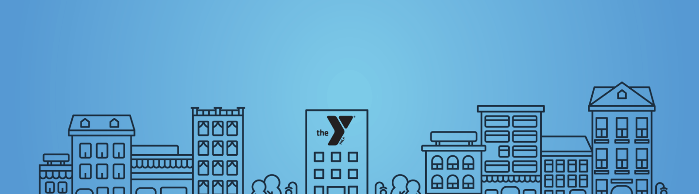 Illustration of a community with the Y at the center