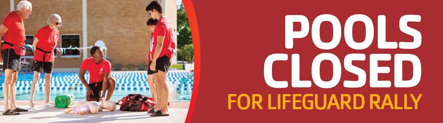Diverse group of YMCA lifeguards in training