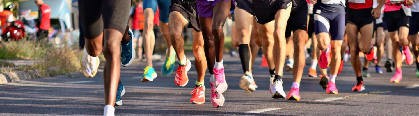 Runners in a race