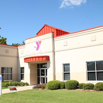 Outside the Eastern Shore Family YMCA center