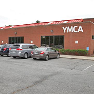 Outside the Mount Trashmore Family YMCA center in Virginia Beach