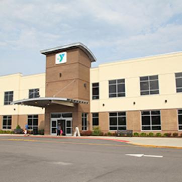 Outside the Princess Anne Family YMCA center in Virginia Beach