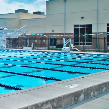 Outdoor pool at the Princess Anne Family YMCA