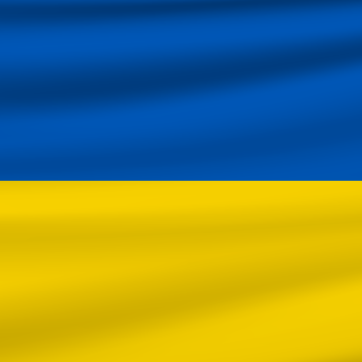 Blue and Yellow fields of the flag of Ukraine
