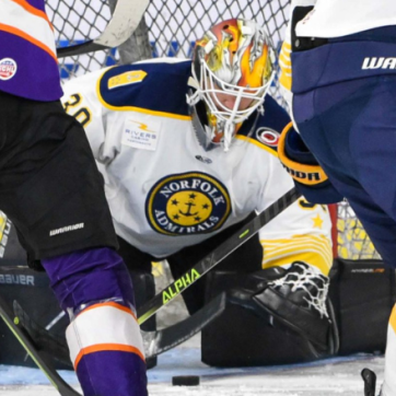 Norfolk Admirals Hockey Goalie