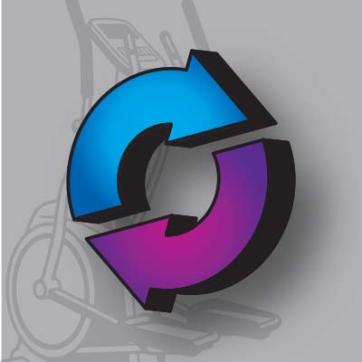 A circle of arrows representing the equipment swap