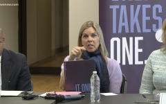 First Lady of Virginia speaking at Blocker Norfolk YMCA