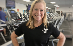 Kerry Sanders a YMCA staff member in the fitness center