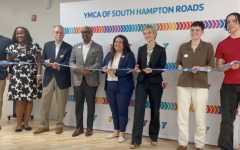 Suffolk Family YMCA staff ribbon cutting ceremony for new teen space