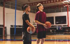 teens in the basketball gym