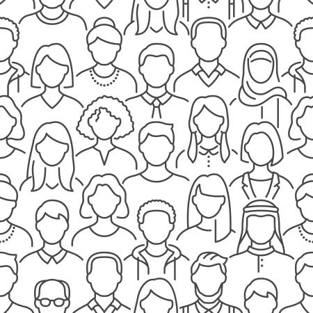 a collection of people