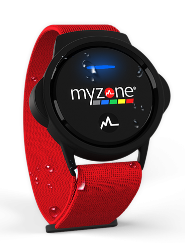 Product image of red Myzone switch fitness tracking watch