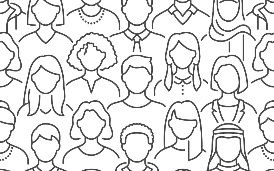 a collection of people