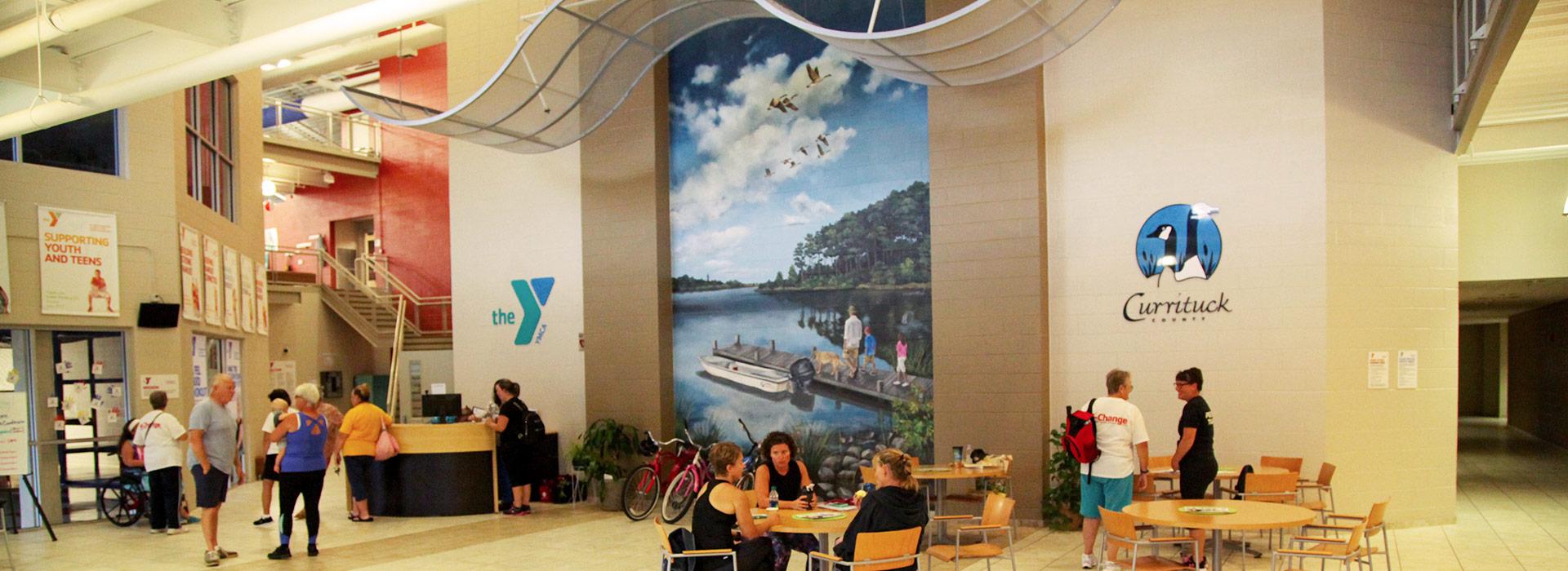 lobby of Currituck Y