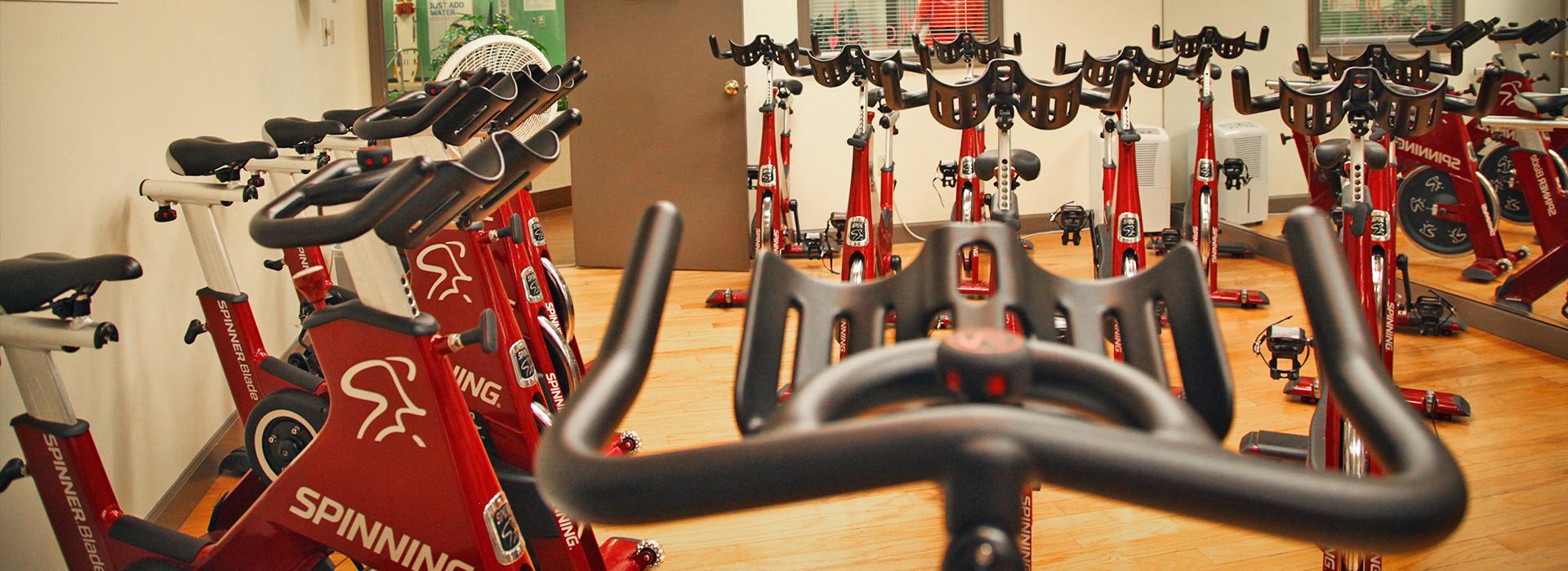 Indian River Family YMCA cycling room