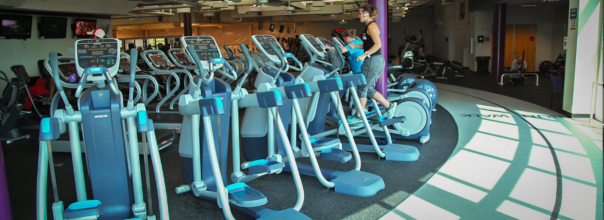 Taylor Bend Family YMCA people on cardio equipment