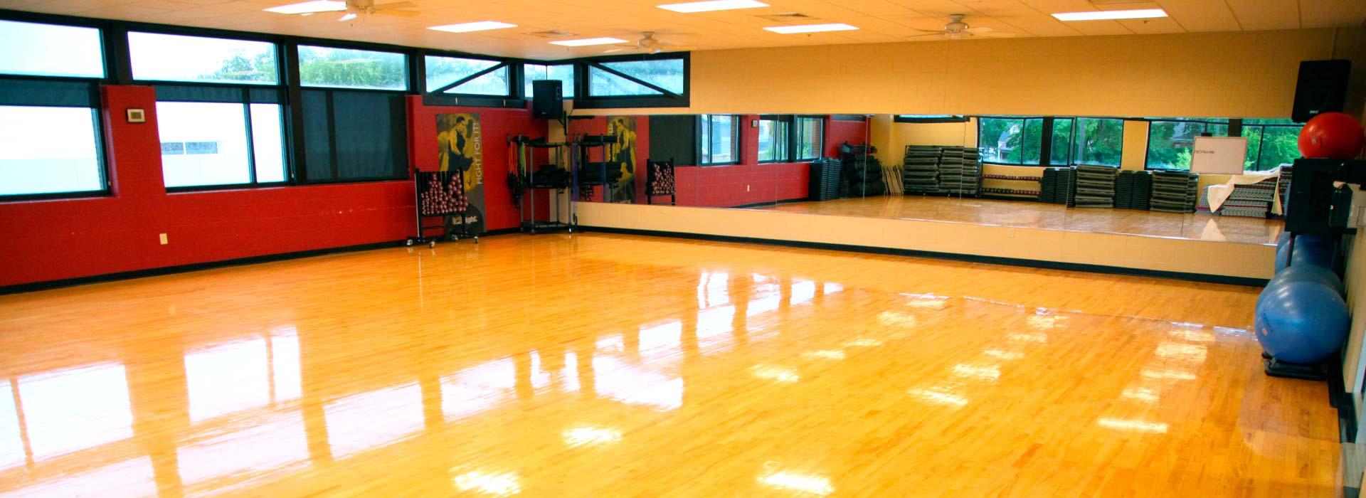 Group Exercise Room at the YMCA on Granby