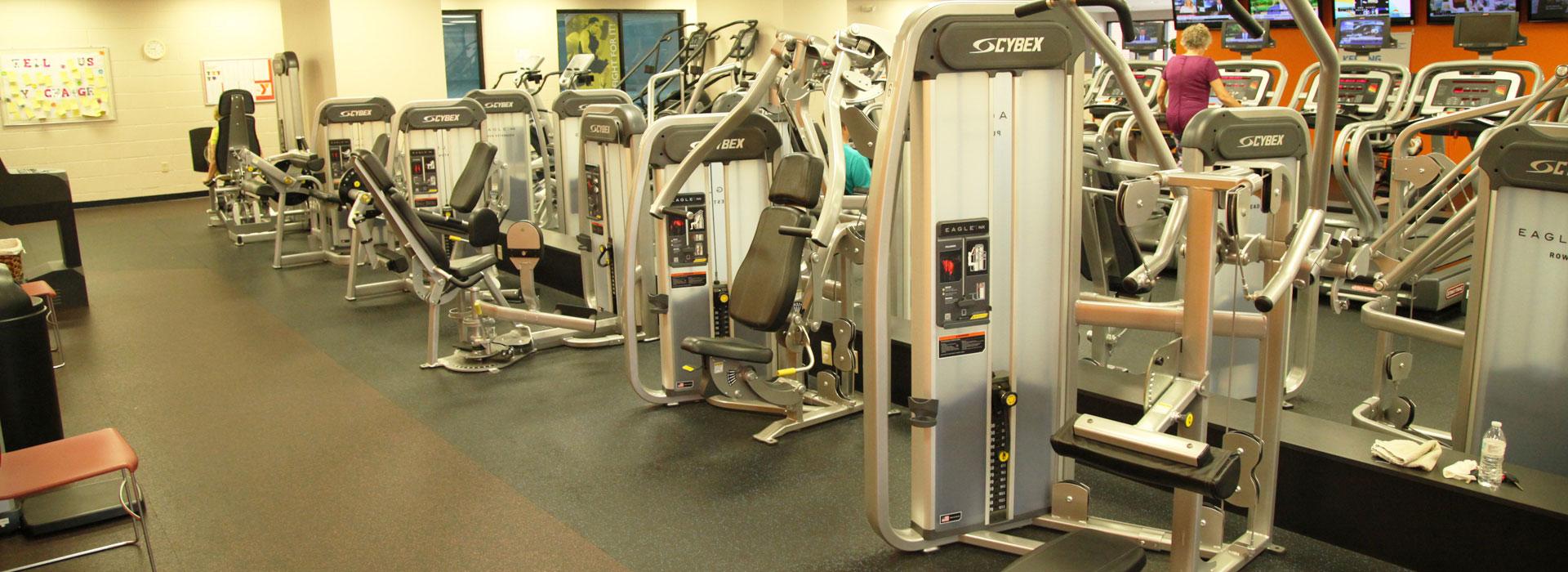 Strength circuit in the wellness center at the Albemarle Family YMCA