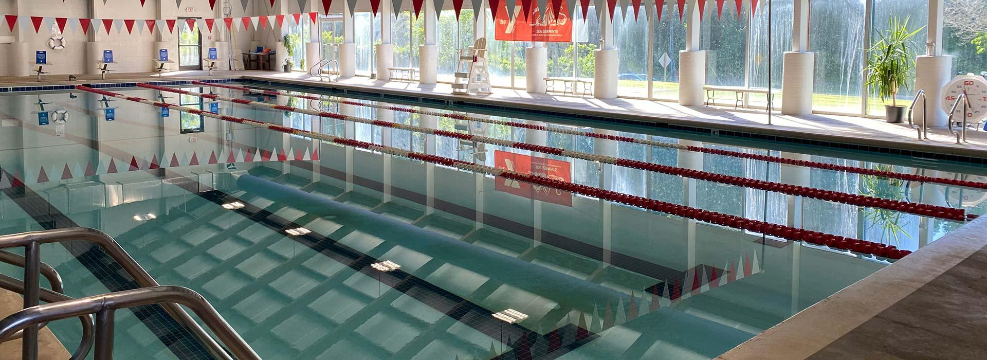 Indoor pool in the YMCA of South Boston/Halifax County