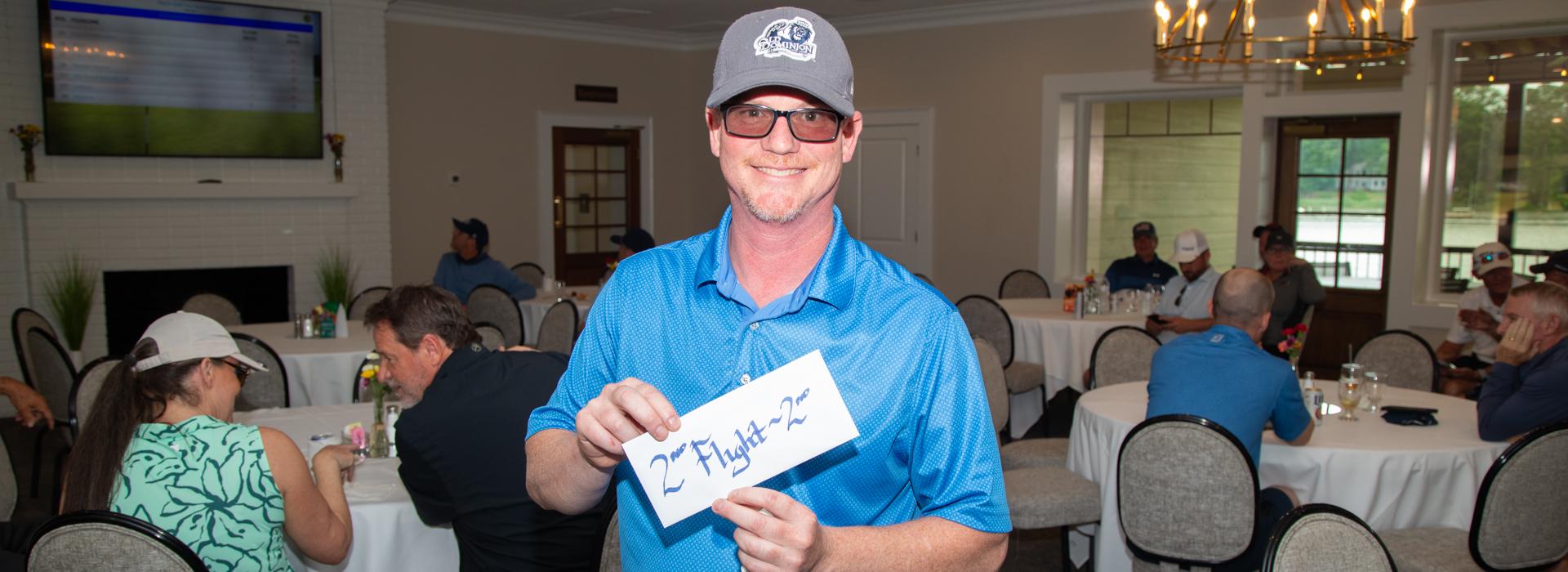 2nd Flight 2nd Place Winner of the 2024 golf tournament