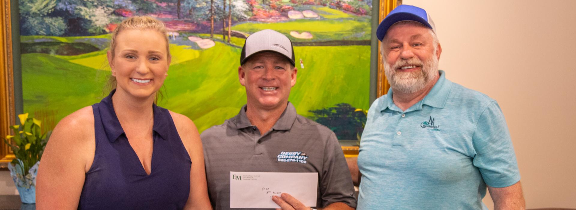 3 winners on a golf team from the YMCA Charity Golf Classic 2025