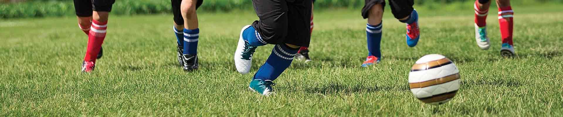 kids playing soccer