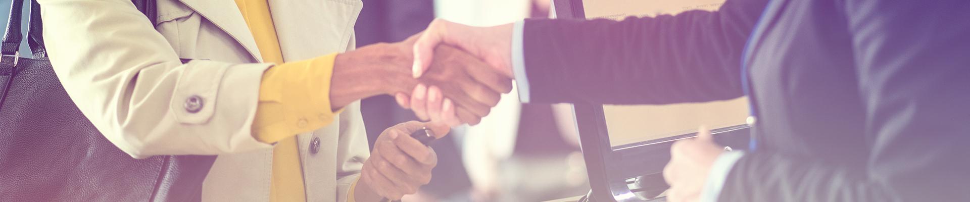 people shaking hands