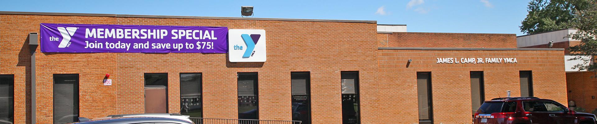 Exterior view of the James L. Camp, Jr. Family YMCA