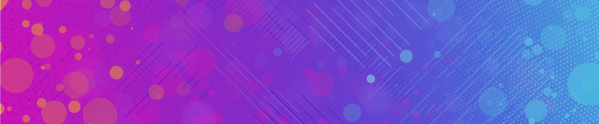 Purple blue gradient with lines and bubbles as background texture