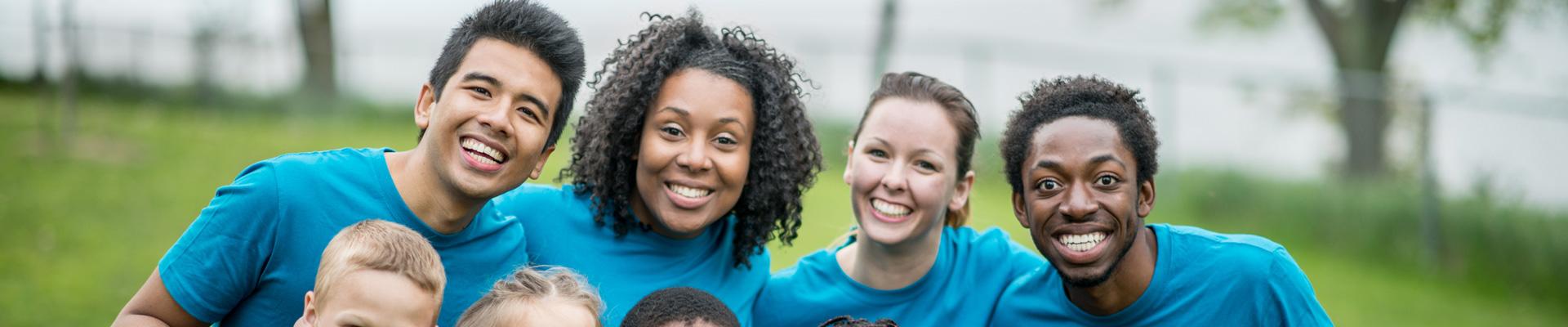 Camp counselors group photo