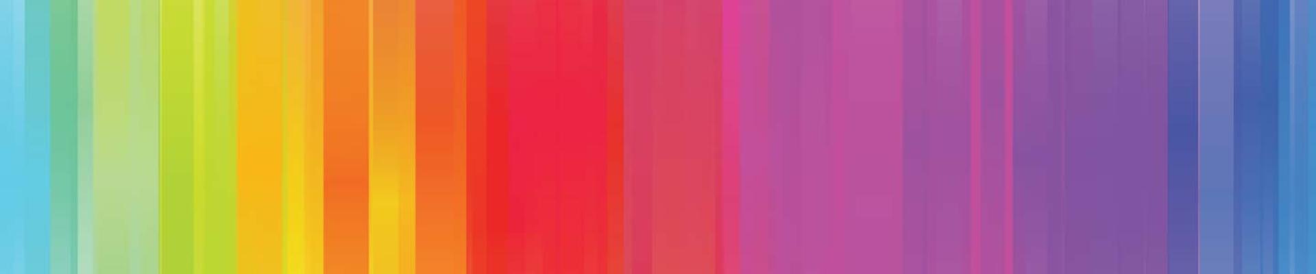 Bright watercolor rainbow background