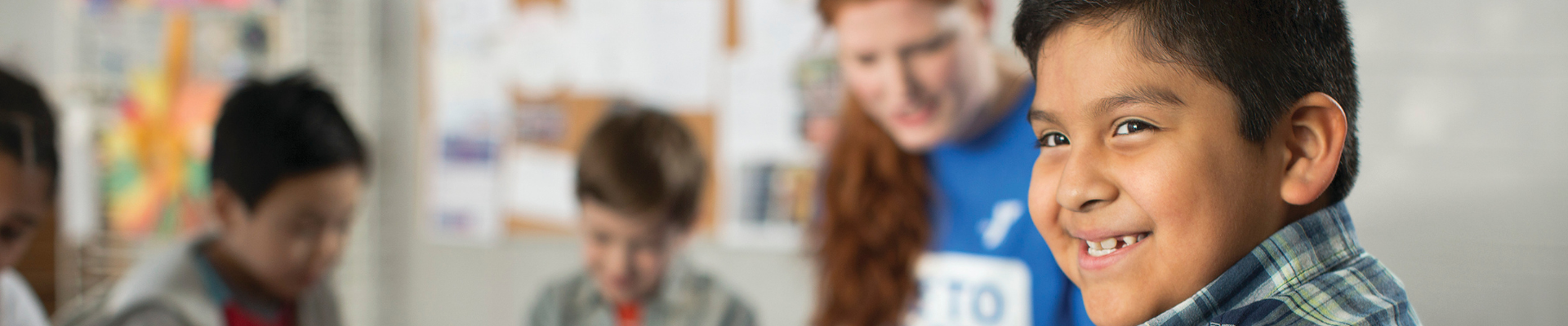 kids in the after school program at the YMCA