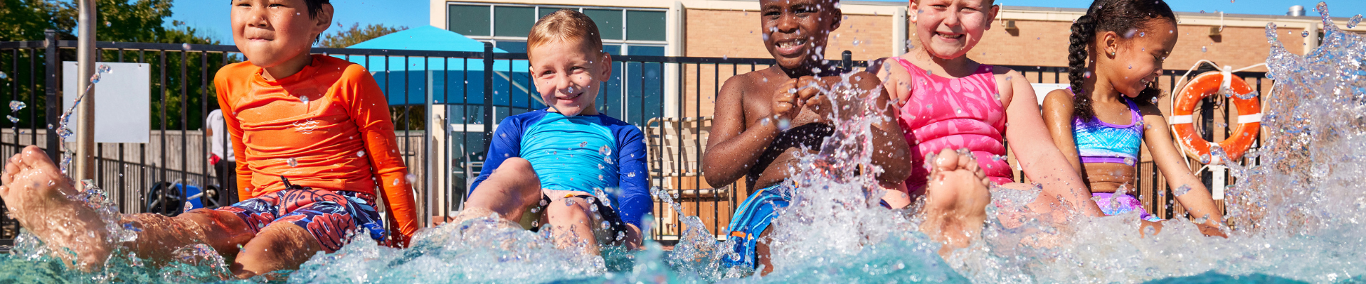 March 4 Giving - Kids Splashing at the Pool