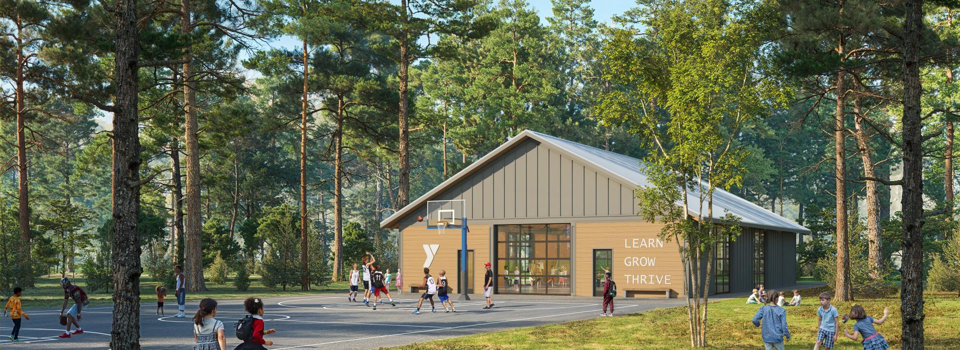 rendering of the new Camp Silver Beach