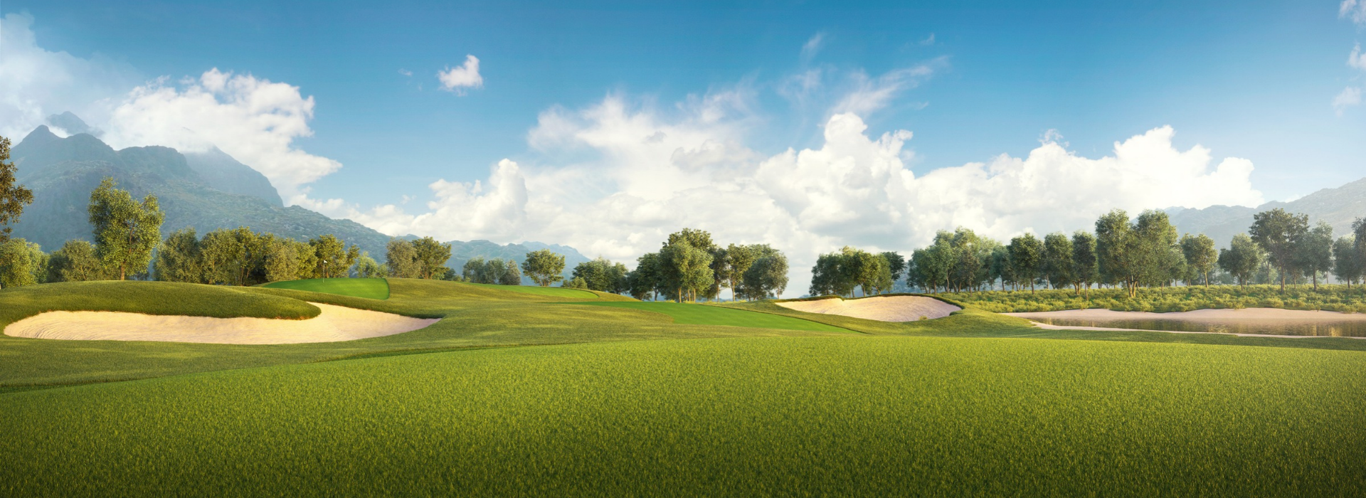 Golf course banner
